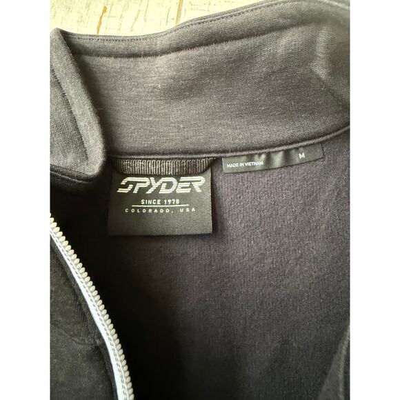 NWT Spyder Women's Black Speed 1/2 Zip Fleece Jacket Size M - Picture 7 of 8